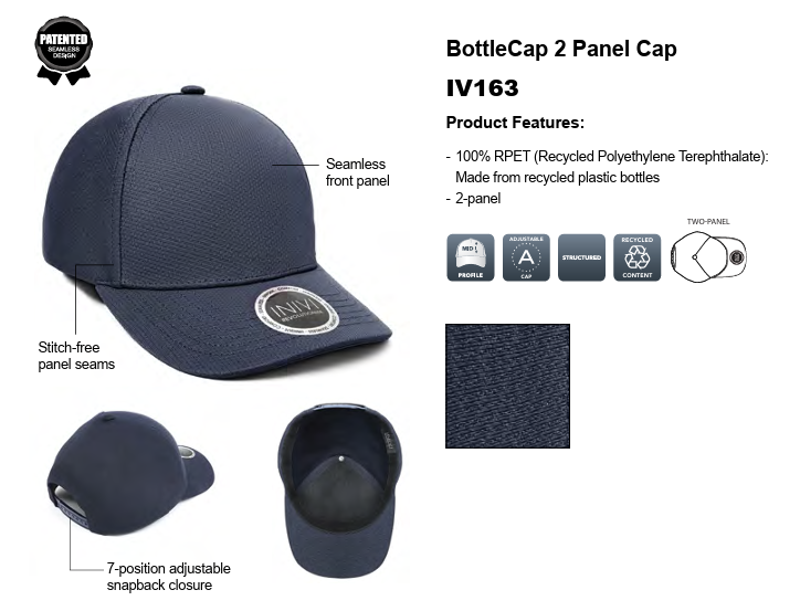 INIVI BOTTLECAP 2 PANEL CAP