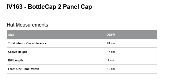 INIVI BOTTLECAP 2 PANEL CAP