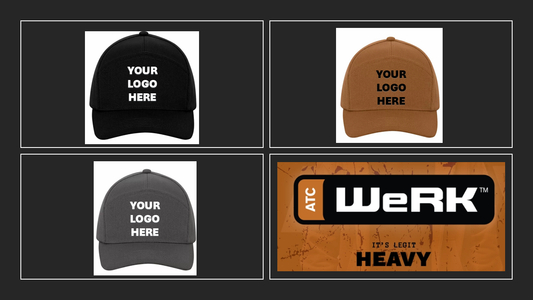 ATC WeRK™ CANVAS 7-PANEL SNAPBACK CAP